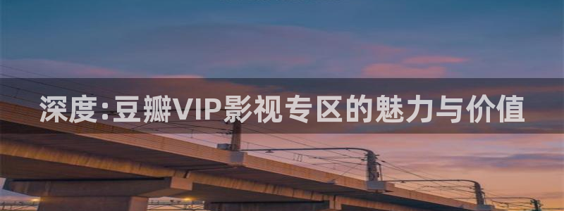 97伦理视频在线：深度:豆瓣VIP影视专区的魅力与价值